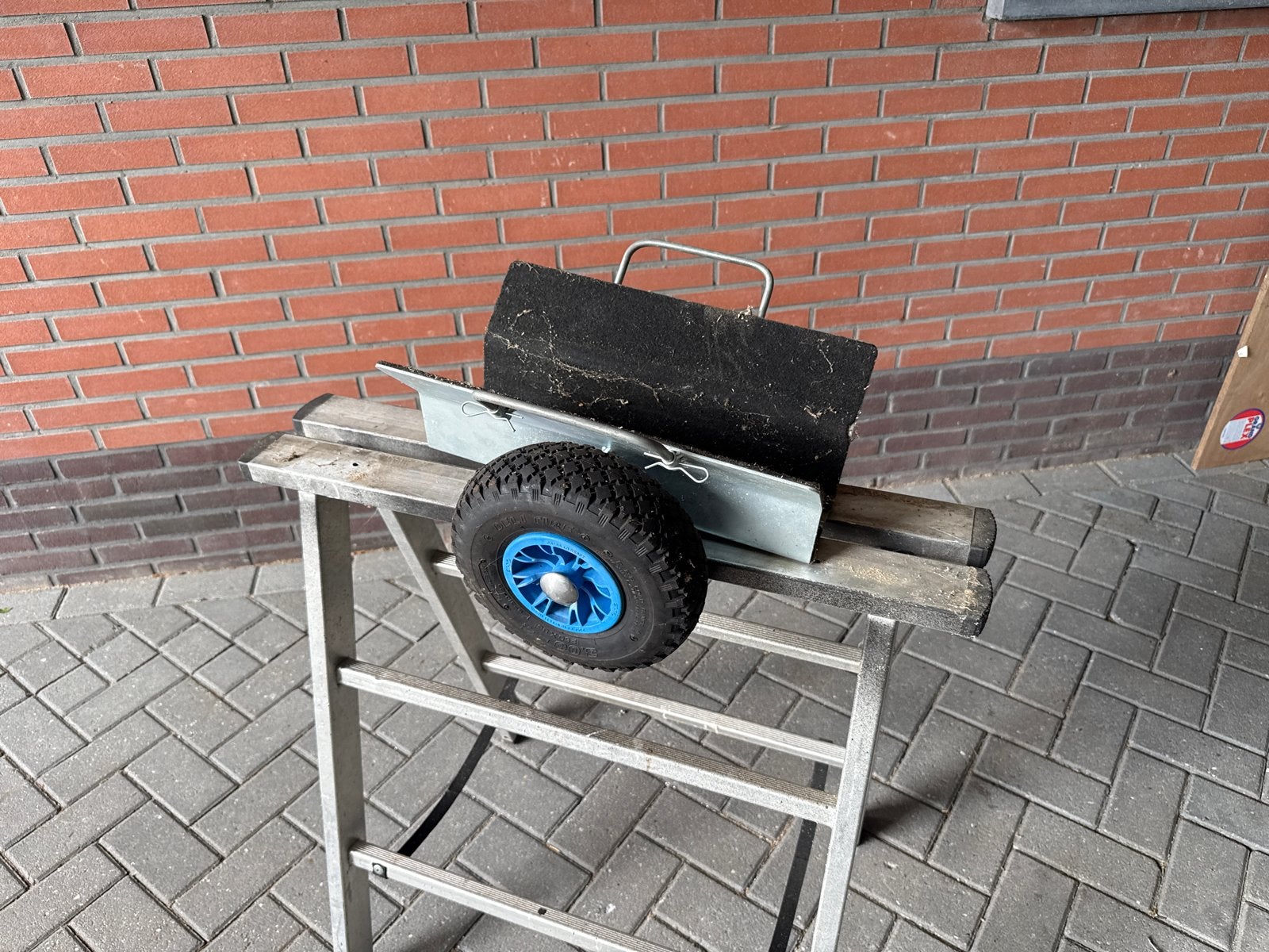 Platen roller  , hondje, Doe-het-zelf en Verbouw, Transportwagens, 100 liter of meer, Ophalen, Gebruikt, Transportkar