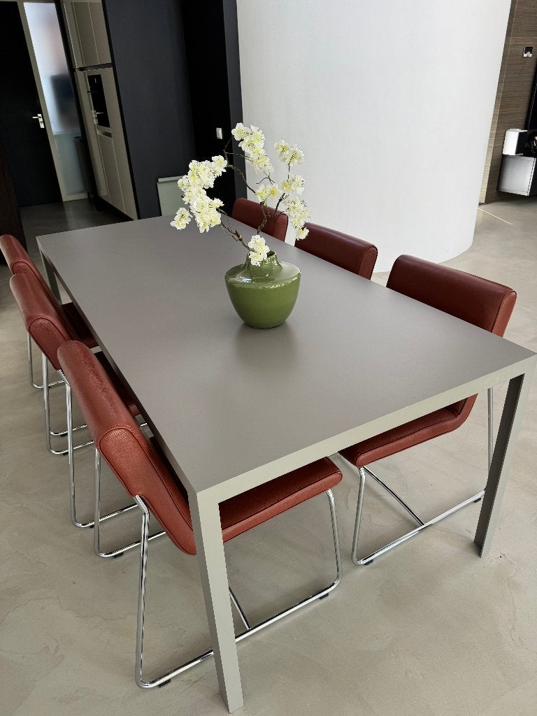 Metaform K1 eetkamertafel met keramieken blad (210x95 cm), Ophalen, Overige materialen, 200 cm of meer, 50 tot 100 cm