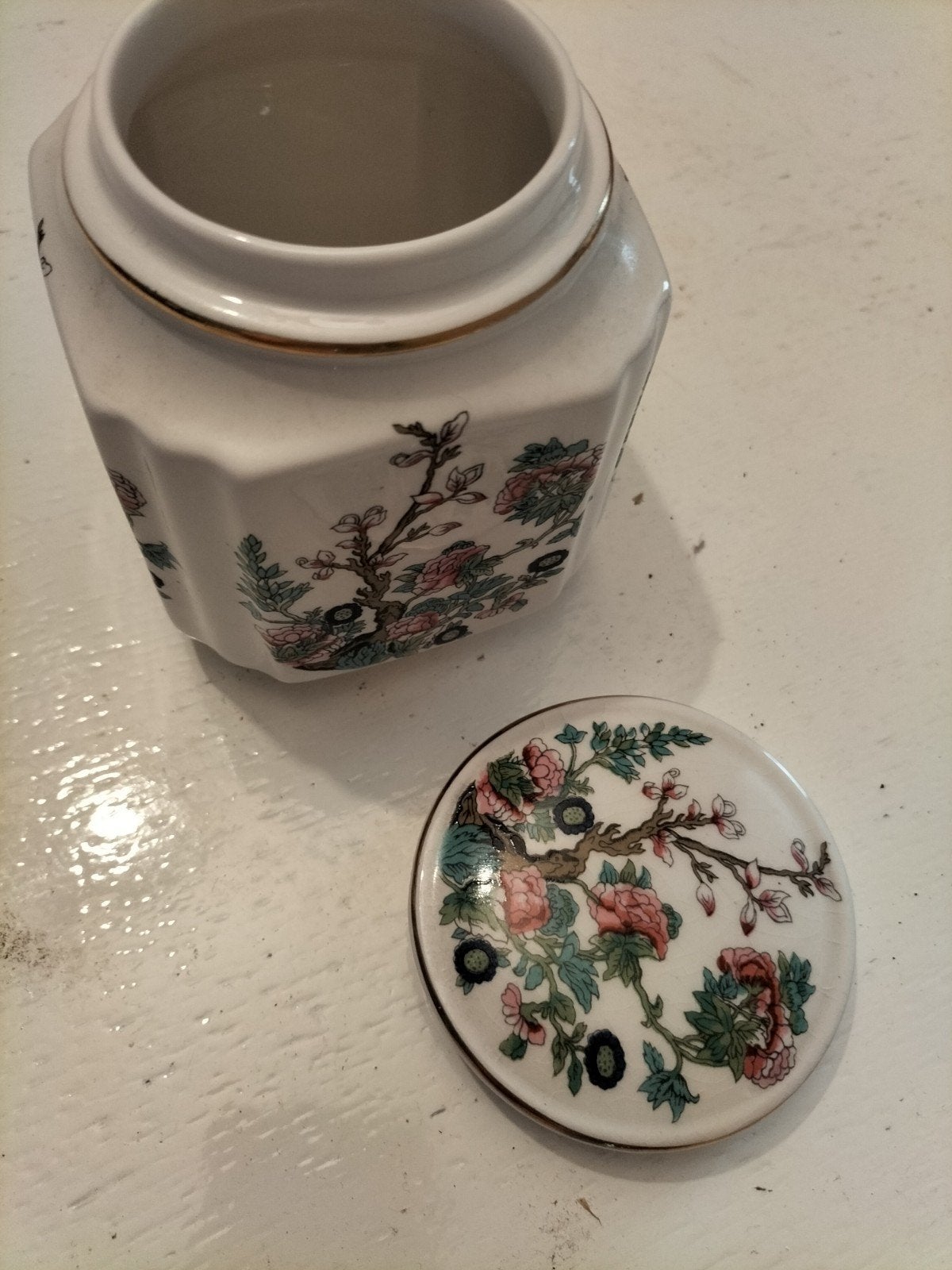 Tea caddy of theebus, Antiek en Kunst, Ophalen of Verzenden
