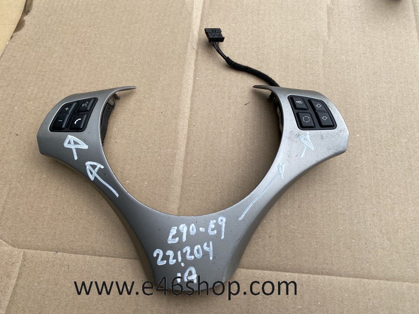 BMW 3 E90 E91 STUURKNOPPEN MET LIJST, Gebruikt, -, -, Ophalen of Verzenden