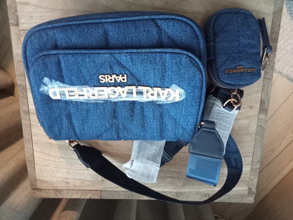 Karl Lagerfeld handtas, Ophalen of Verzenden, Nieuw, Blauw, Handtas