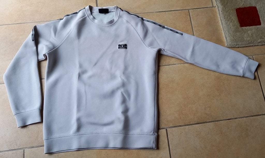 Sweater, Maat L, lichtgrijs,  Stangata l'Essenziale, Kleding | Heren, Maat 52/54 (L), Stangata, Ophalen of Verzenden, Grijs