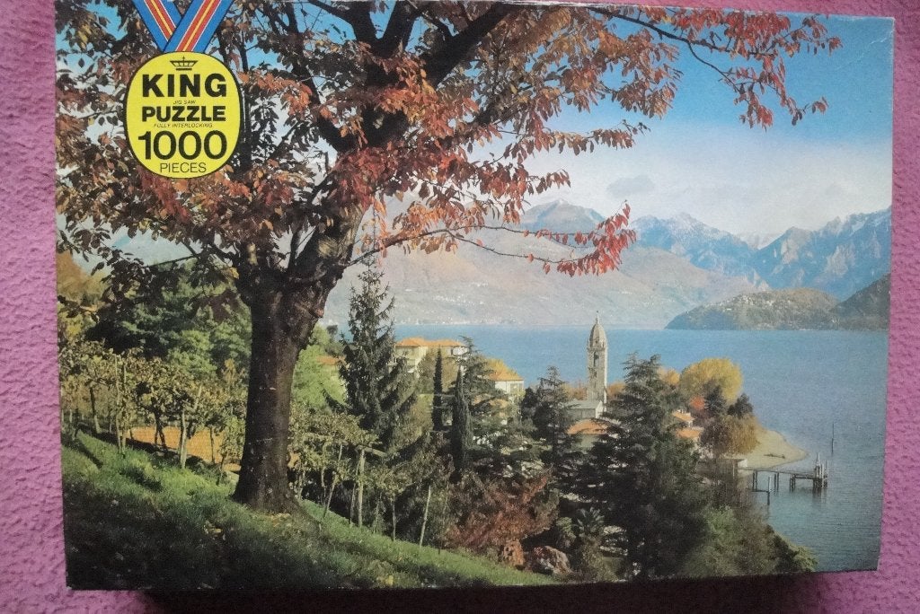 KING JIG SAW FULLY INTERLOCKING PUZZLE 1.000st. 2,50euro, Ophalen of Verzenden, 500 t/m 1500 stukjes, Gebruikt, Legpuzzel