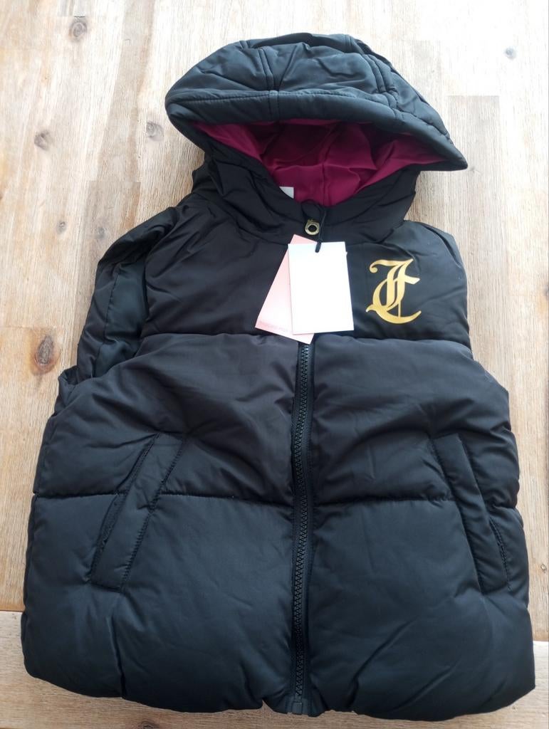 Juicy couture girls cropped gilet 8/9 jaar, Ophalen of Verzenden, Zo goed als nieuw, Zwart