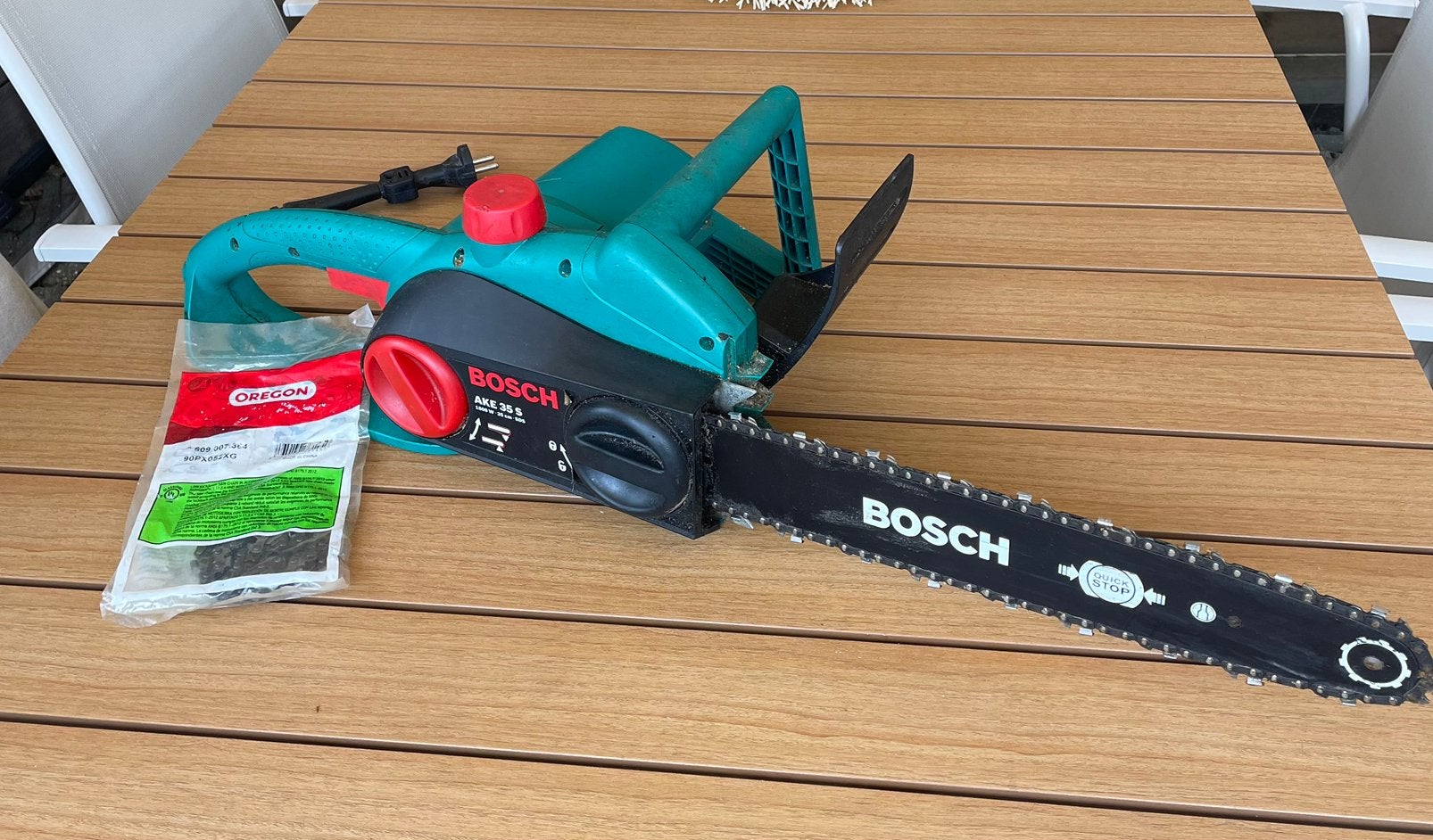 Bosch kettingzaag, Ophalen, Gebruikt, Elektrisch