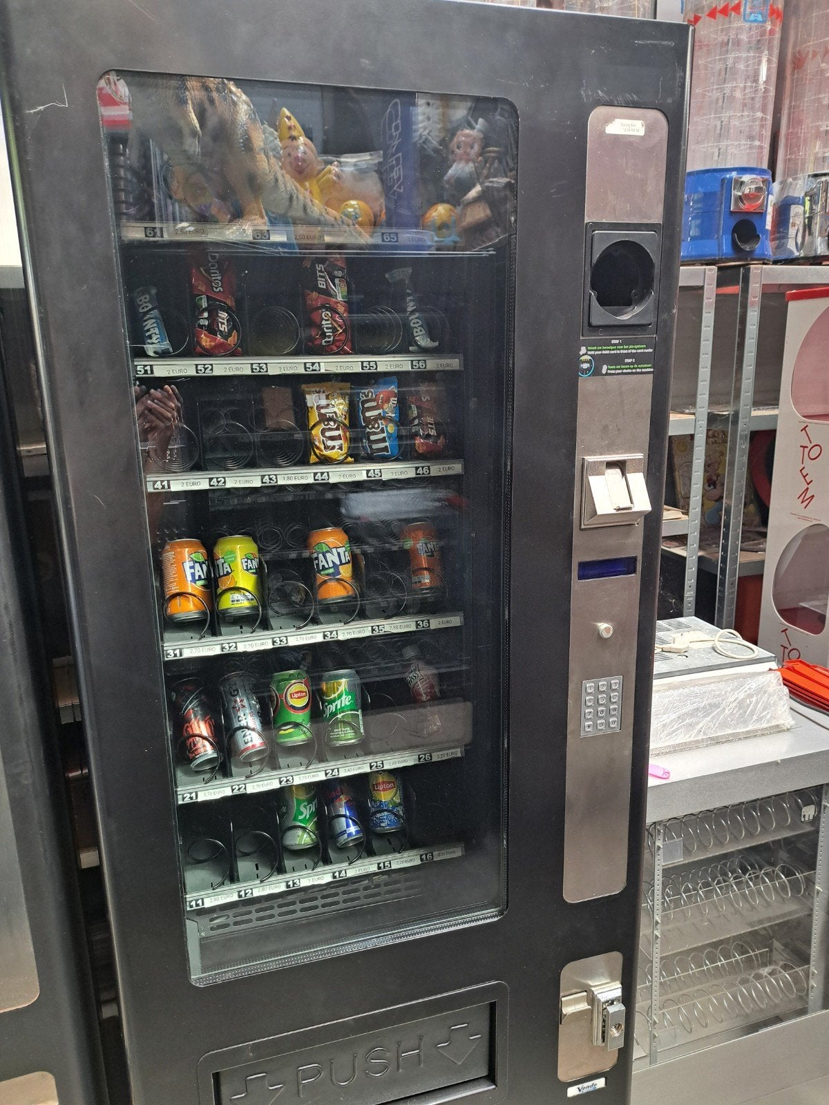 vendo combi automaat Gekoeld, Verzamelen, Ophalen