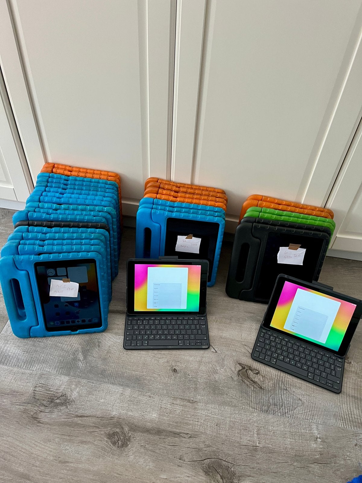 Partij Apple iPads, Computers en Software, Apple iPads, Gebruikt, 32 GB, Apple iPad, Zwart