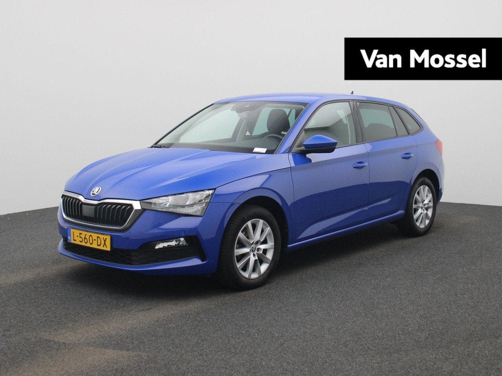 Skoda Scala 1.0 TSI Style | APPLE CARPLAY - ANDROID AUTO | C, Auto's, Skoda, 12 maanden, Scala, Gebruikt, Blauw