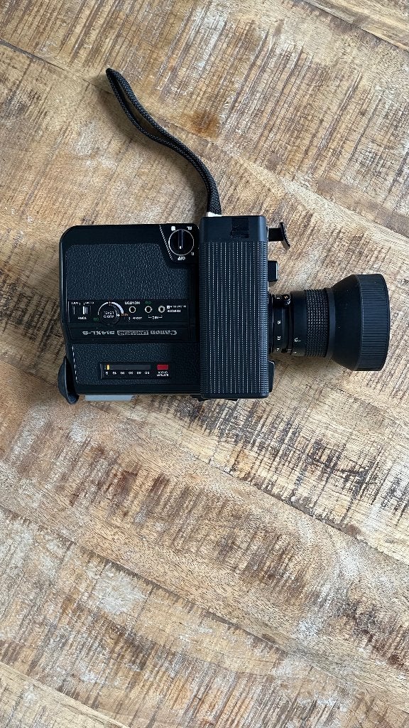 Canon 514-XLS Super 8 camera met microfoon, Ophalen, 8mm, Camera