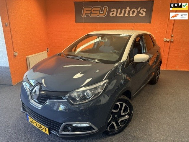 Renault Captur 0.9 TCE / DYNAMIQUE / NAVI / AIRCO!, Auto's, Voorwielaandrijving, Stof, Gebruikt, Zwart