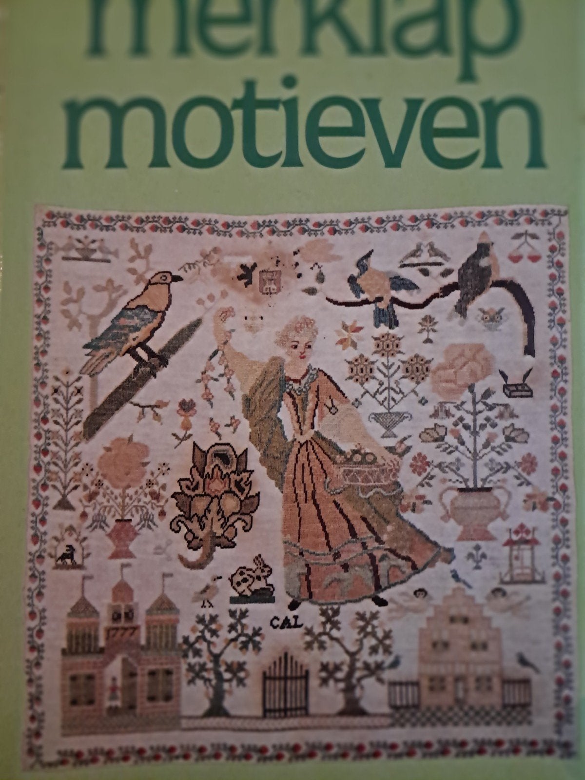 A Meulenbelt-Nieuwburg Merklap motieven, Ophalen of Verzenden, Zo goed als nieuw, Borduren en Naaien, A Meulenbelt-Nieuwburg