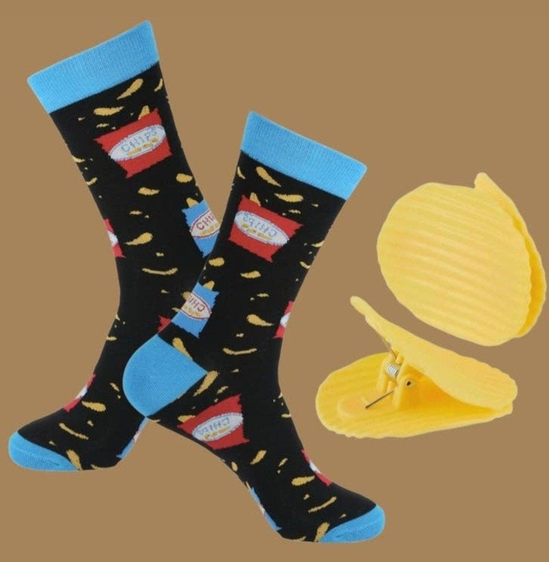 CHIPS SOKKEN + 2 BAG CLIPS CHIPS, Ophalen of Verzenden, Nieuw