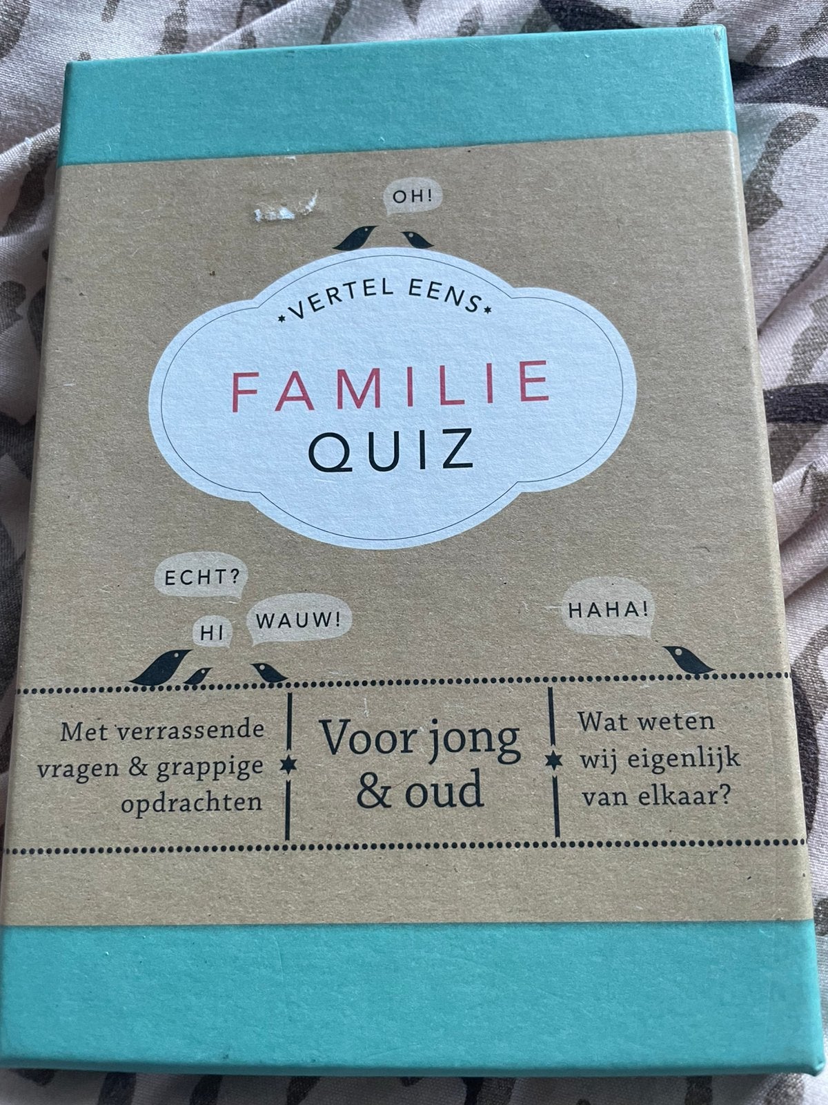 Familie Quiz – Elma van Vliet, Ophalen