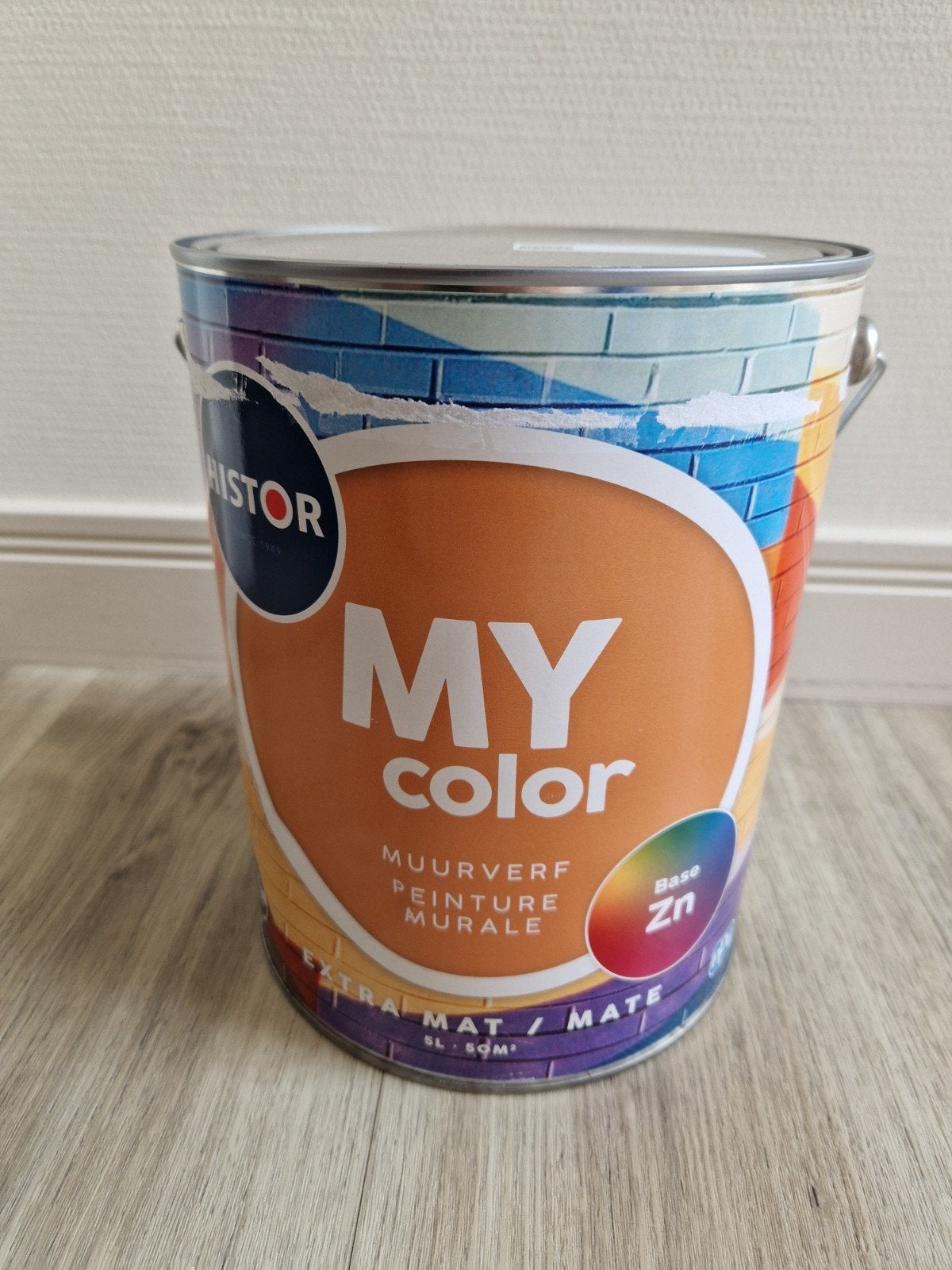 Histor MY Color muurverf Earth Rose 5L Extra Mat Nieuw, Ophalen, 5 tot 10 liter, Nieuw, Verf