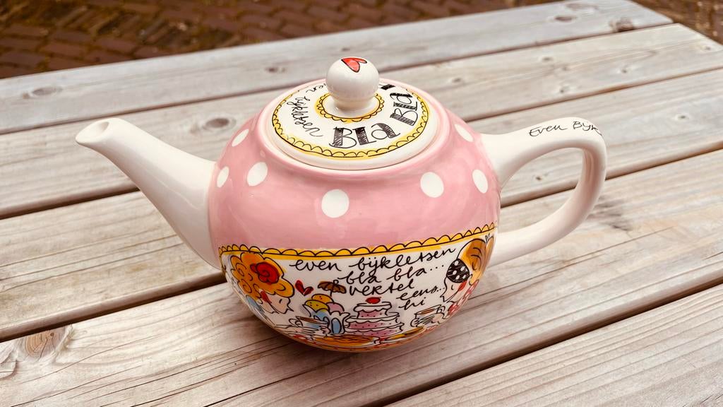 Blond Amsterdam theepot, Ophalen, Zo goed als nieuw, Aardewerk, Overige typen