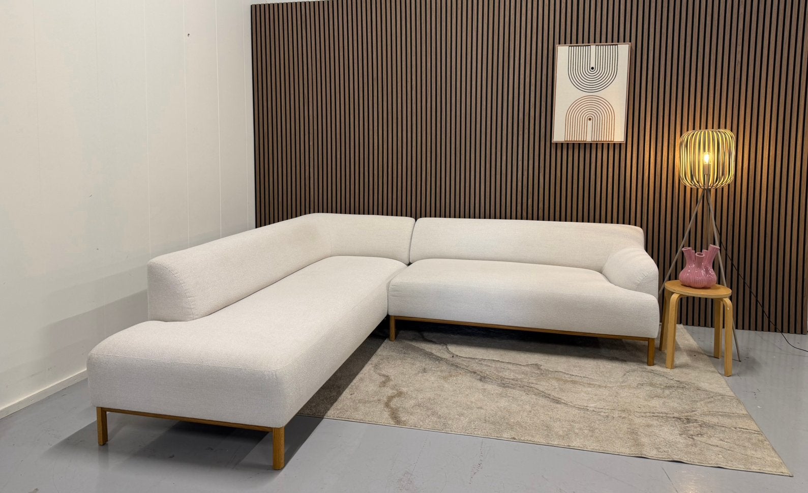 Bolia Caro - Ivory - Beige - Hoekbank - Zeer Nette Staat