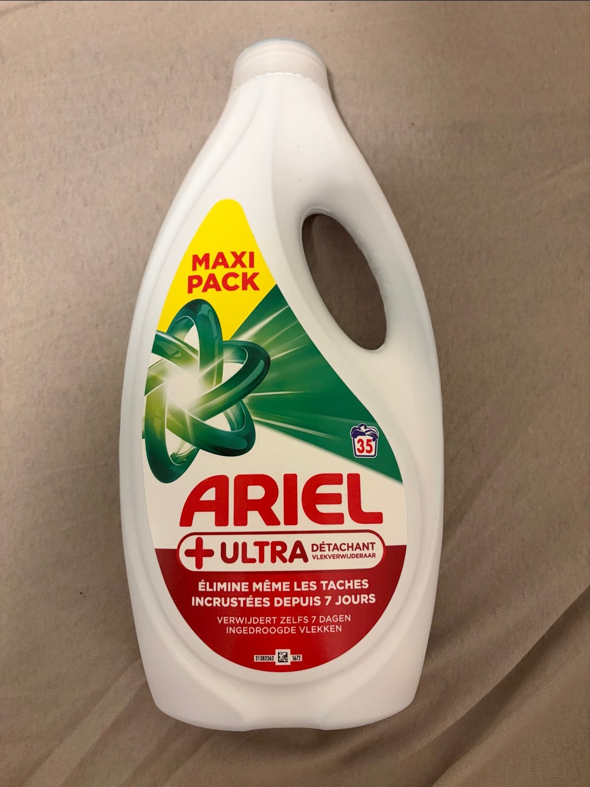 Ariel +Ultra Vlekverwijderaar Vloeibaar Wasmiddel 1575ml, Ophalen, Schoonmaakmiddel