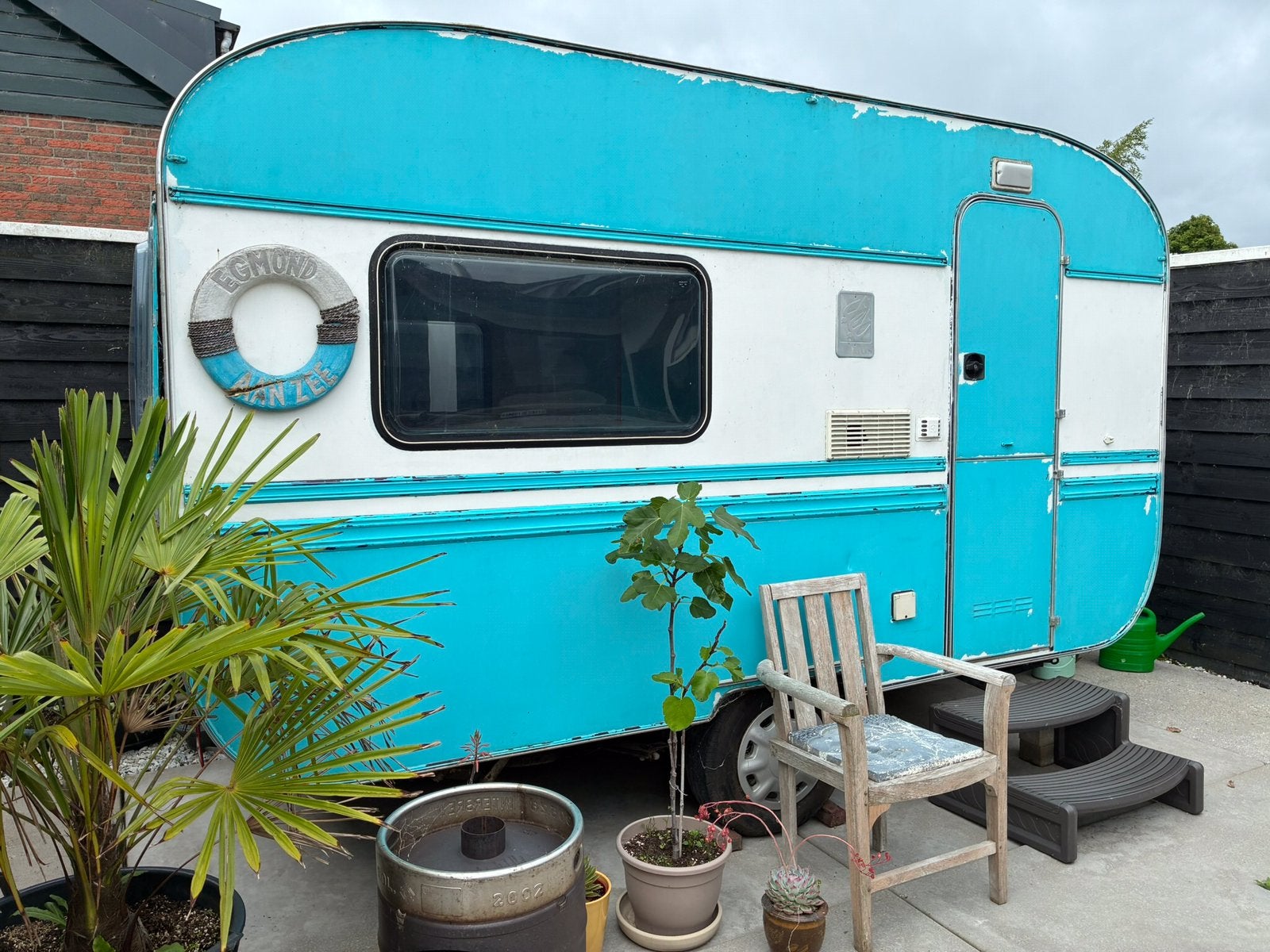 Ibiza Vintage Knaus Caravan, Caravans en Kamperen, Rondzit, Tot en met 2, Particulier, 4 tot 5 meter