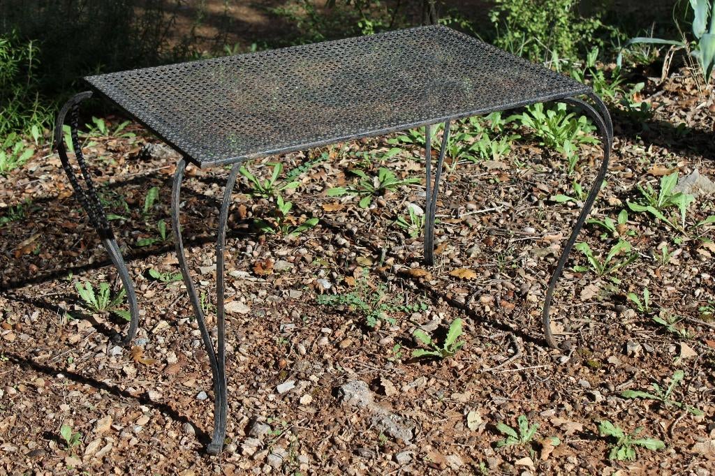 Brocante - Metalen salontafel, jaren ‘60!, Ophalen, Vintage, Metaal, Gebruikt
