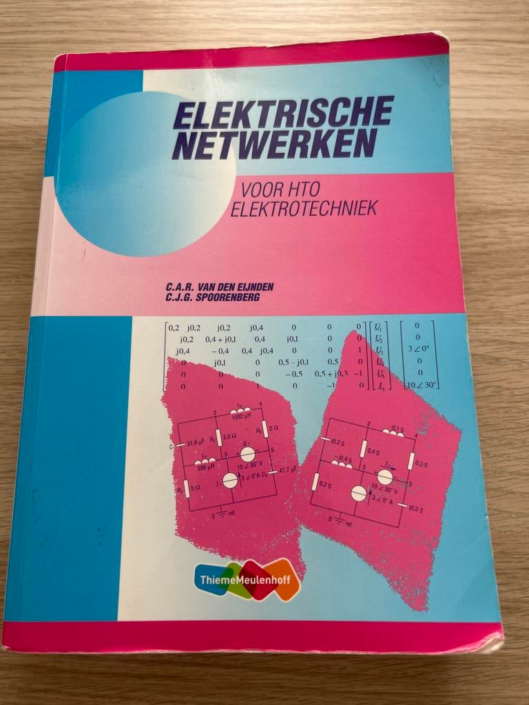 Elektrische Netwerken voor HTO Elektrotechniek, Boeken, Studieboeken en Cursussen, Ophalen, Beta, Gelezen, HBO
