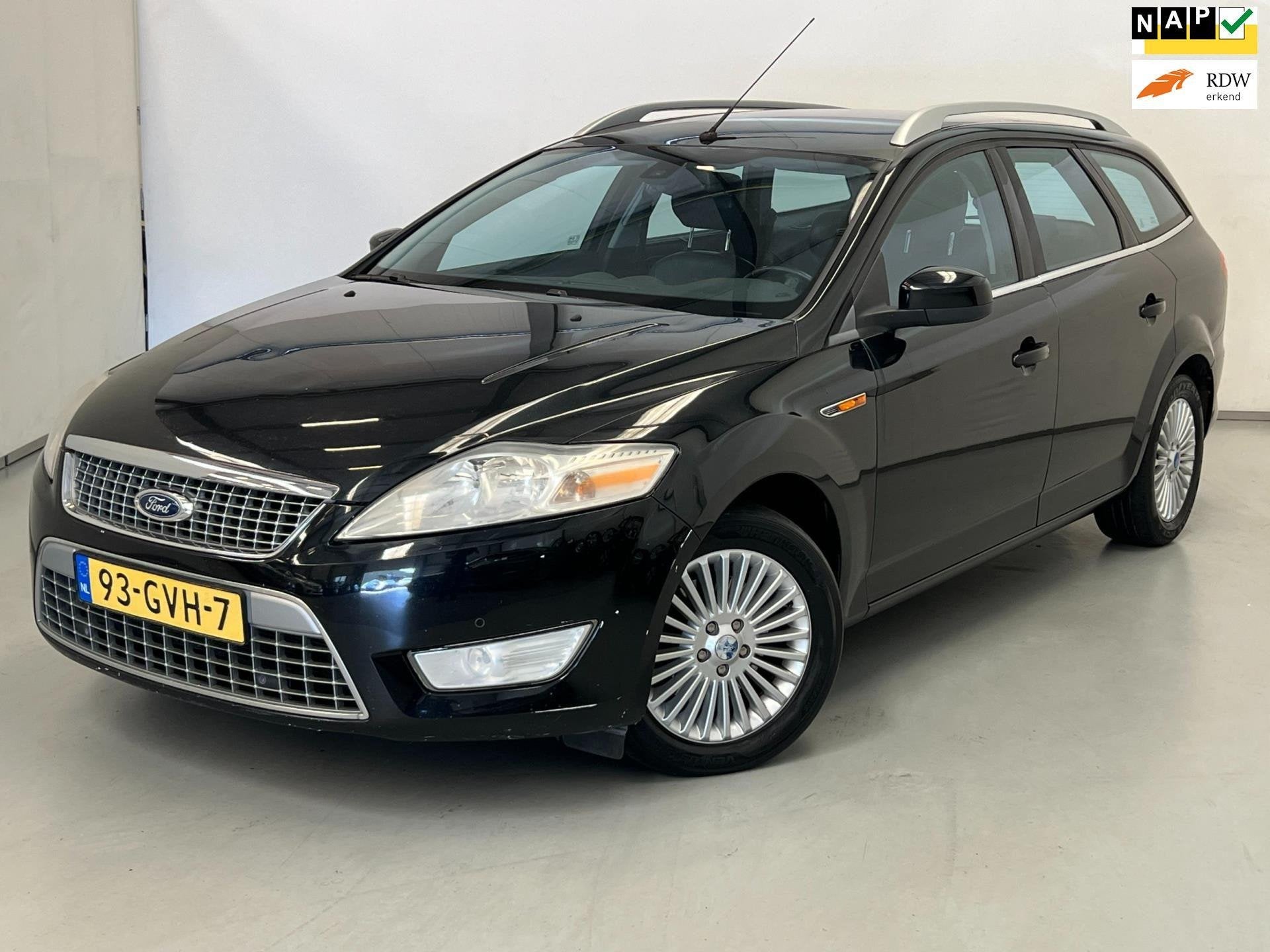 Ford Mondeo Wagon 2.3-16V Titanium / Aut / Leder / Trekhaak, Gebruikt, Zwart, Mondeo, 161 pk