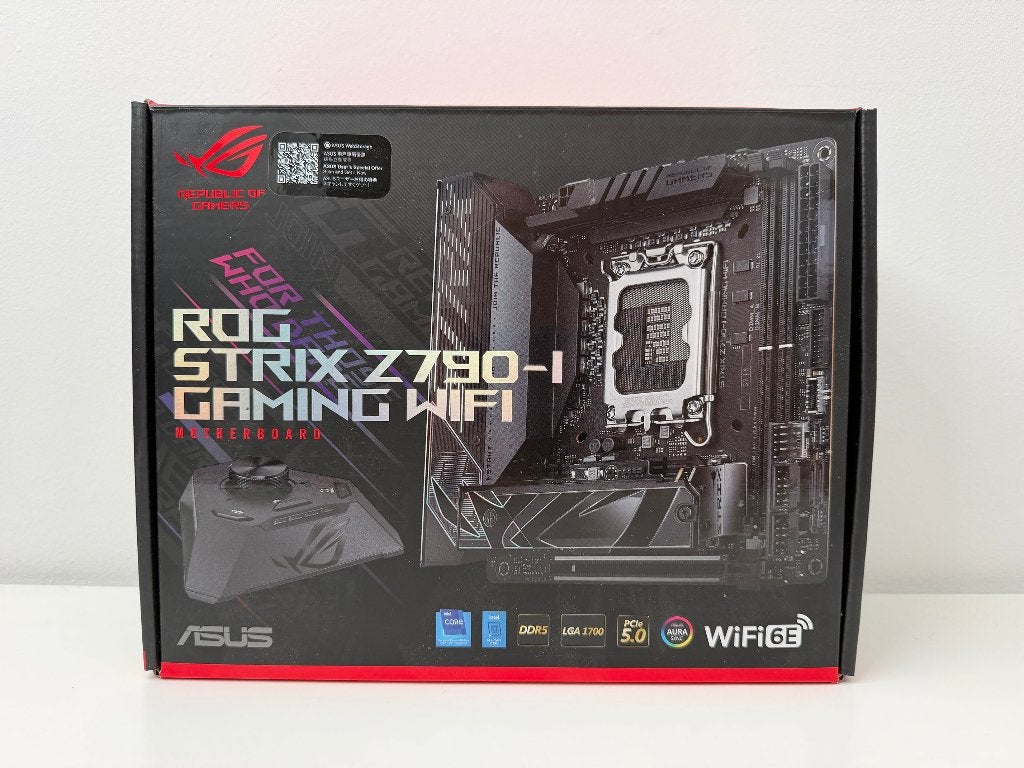 ASUS ROG Z790-I Gaming WiFi (Nieuw), Ophalen, LGA 1700, Mini-ATX, Nieuw