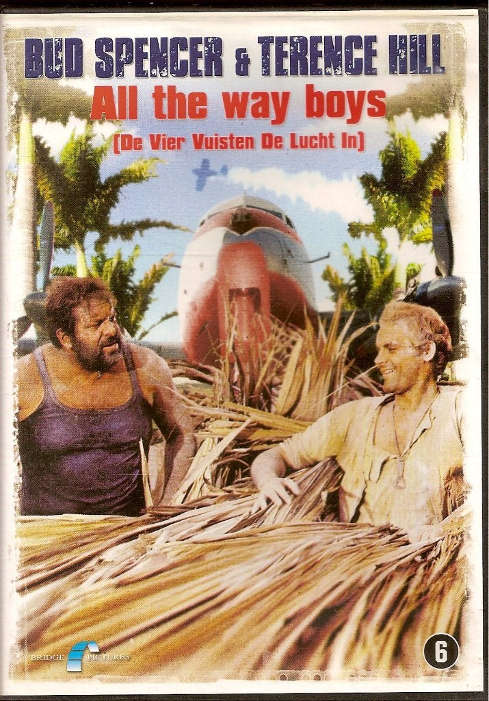 Bud Spencer & Terence Hill - All the way boys, Ophalen of Verzenden, Komedie, Vanaf 6 jaar, 1980 tot 2000