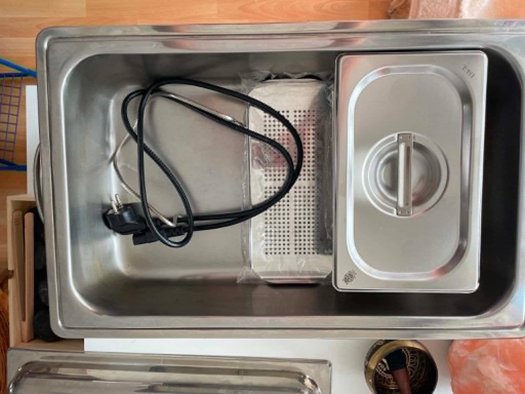 Hotstone massage pan, Ophalen, Gebruikt, Hotstone