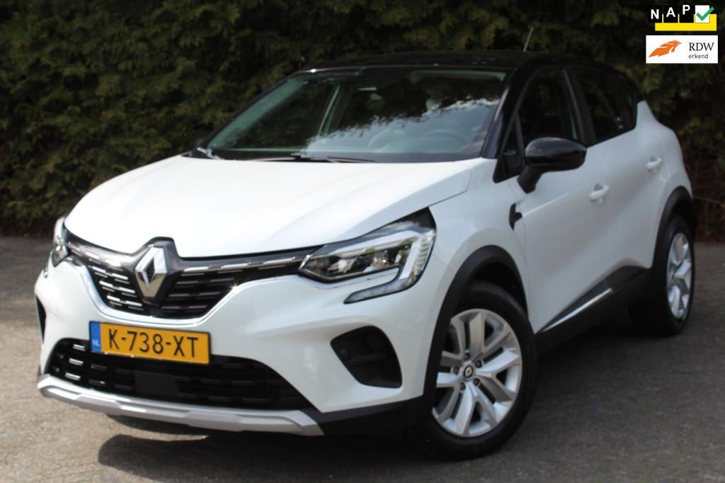 Renault Captur 1.0 TCe 100 Bi-Fuel Zen 90PK | Parkeercamera, Auto's, Renault, Voorwielaandrijving, Stof, Gebruikt, Wit