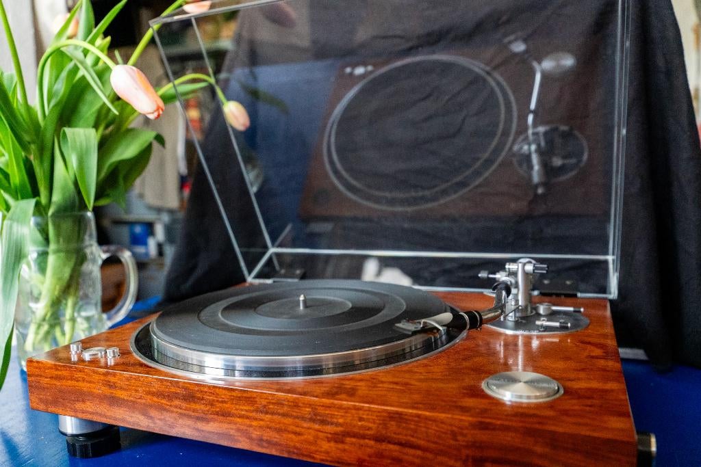 Micro Seiki DD-40 turntable with MA-505 tonearm, Gebruikt, Pitch-regelaar, Platenspeler, Ophalen