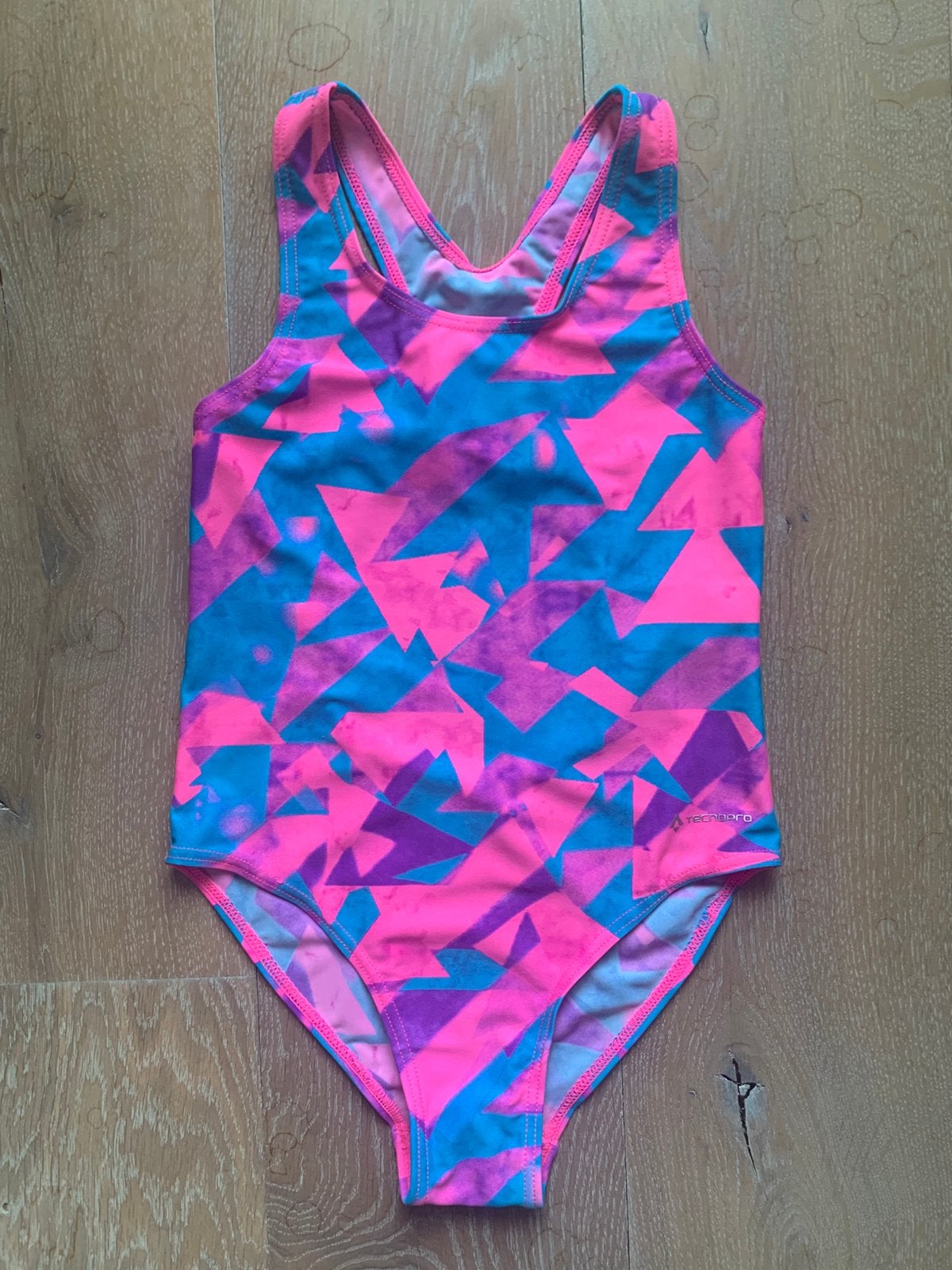 Badpak meisje - maat 128 - merk: Technopro z.g.a.n., Badpak, Zo goed als nieuw, UV-zwemkleding, Meisje