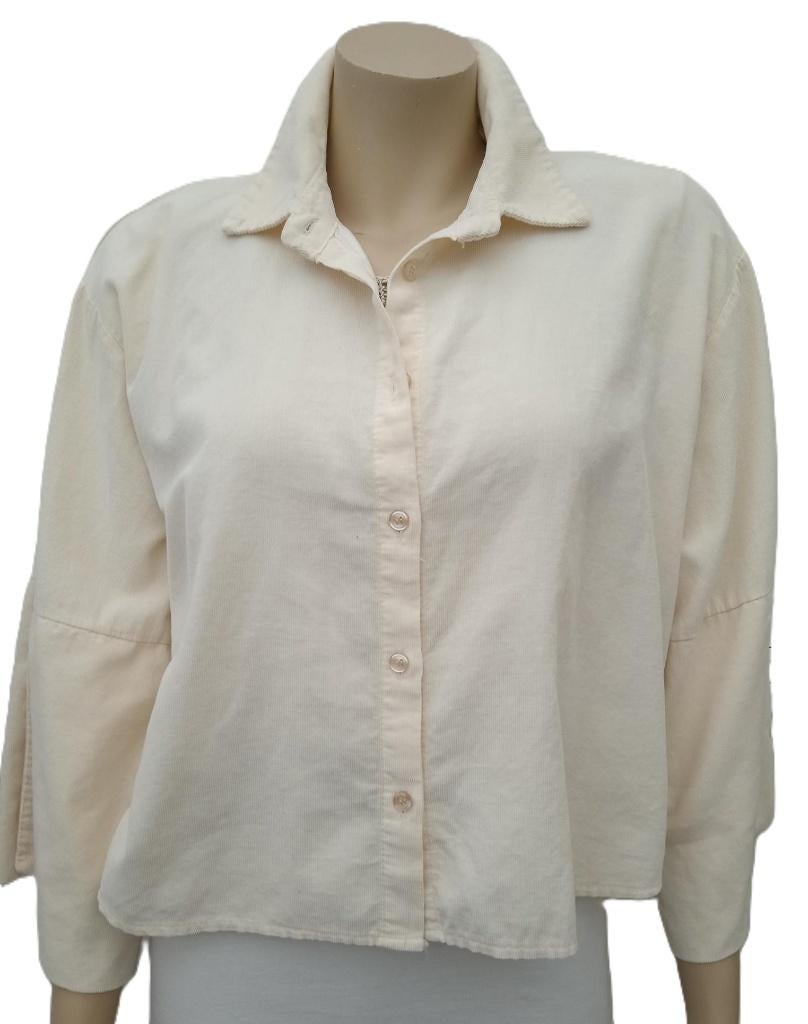 Damesjasje van fijne baby rib, Kleding | Dames, Wit, Ophalen of Verzenden, Zo goed als nieuw, Jasje