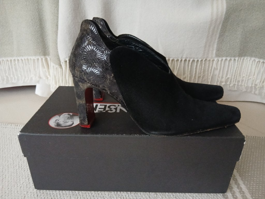 Schoenen Jan Jansen maat 37, Zwart, Ophalen of Verzenden, Schoenen met hoge hakken, Gedragen