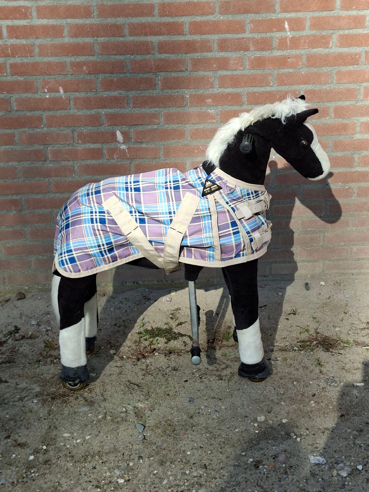 mechanisch paard op wieltjes, Ophalen, Gebruikt, Jongen of Meisje