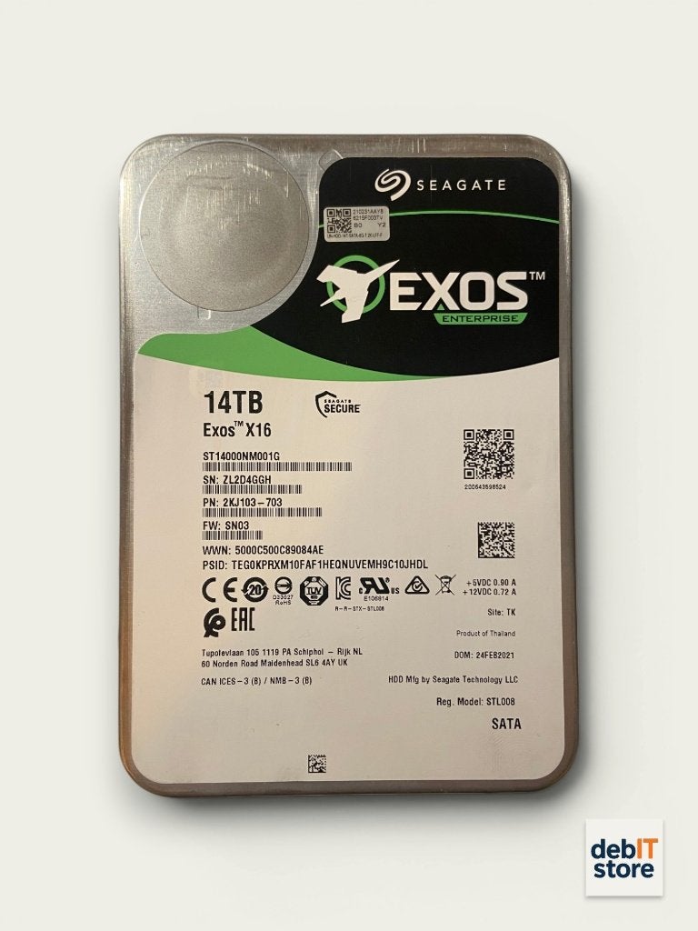 Seagate Exos 14tb NAS - Server HDD (nieuw), Seagate, Nieuw, Info@debitstore.nl, Ophalen of Verzenden