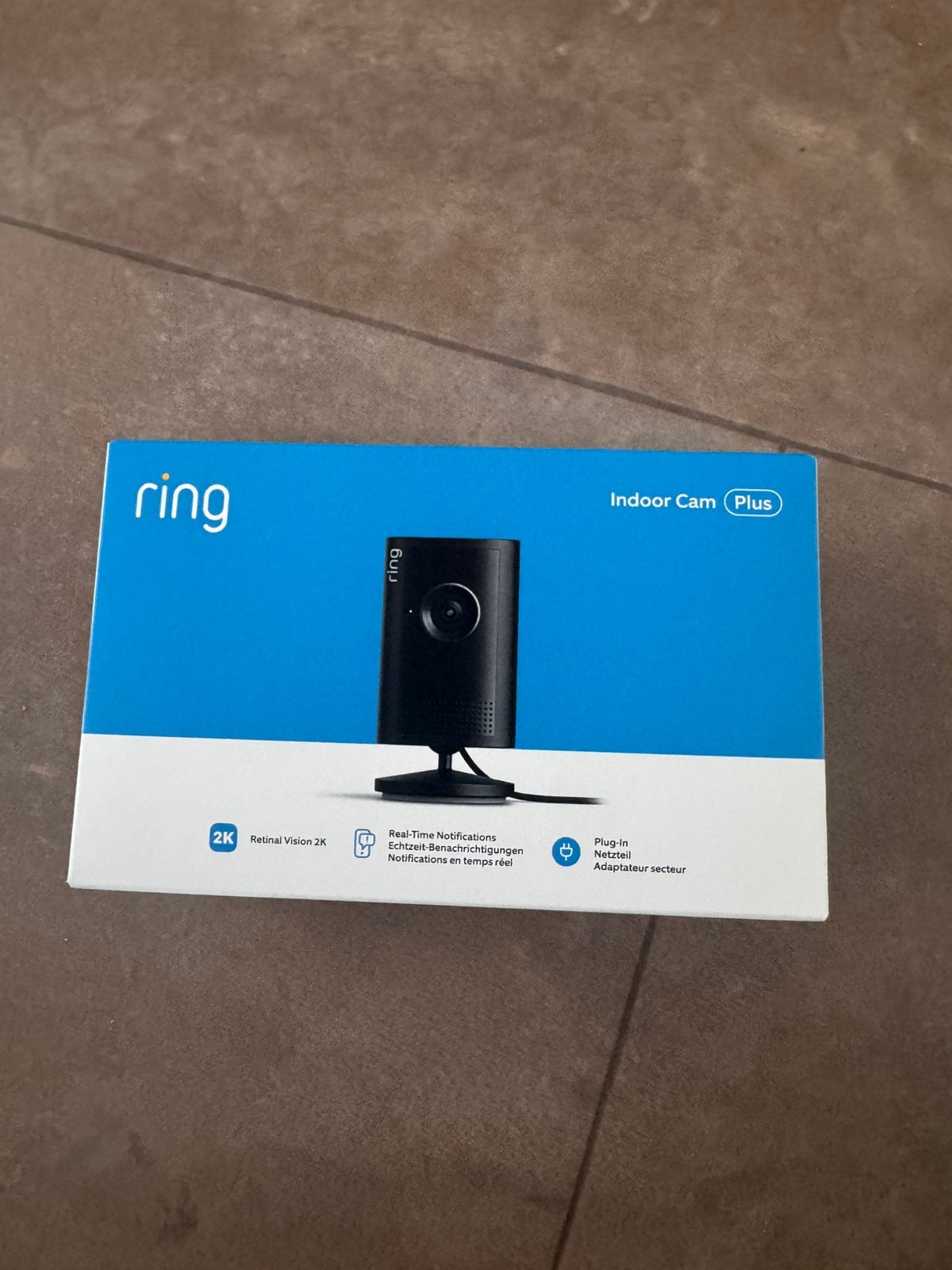 Ring Indoor Cam PLUS 2K - ZWART - NIEUW - 3X, Ophalen of Verzenden, Nieuw