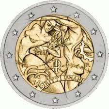 2 Euro Italie 2008 - Mensenrechten - UNC, Verzenden, Italië, 2 euro, Losse munt
