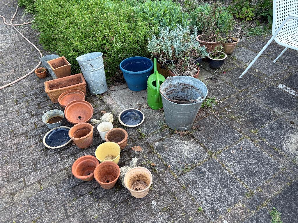 bloempotjes, Tuin en Terras, Bloempotten, Ophalen, Gebruikt, Rond, Aardewerk