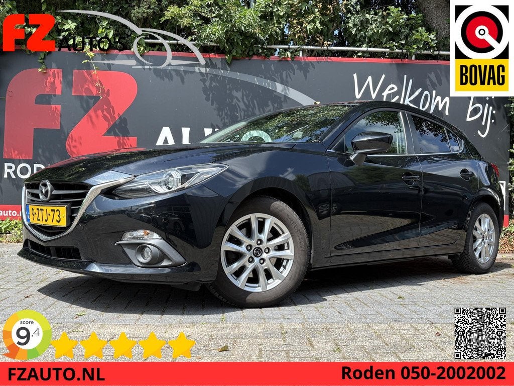 Mazda 3 2.0 TS+ - Navigatie - Climate Controle - Trekhaak -, Auto's, Mazda, Voorwielaandrijving, Stof, Gebruikt, Zwart