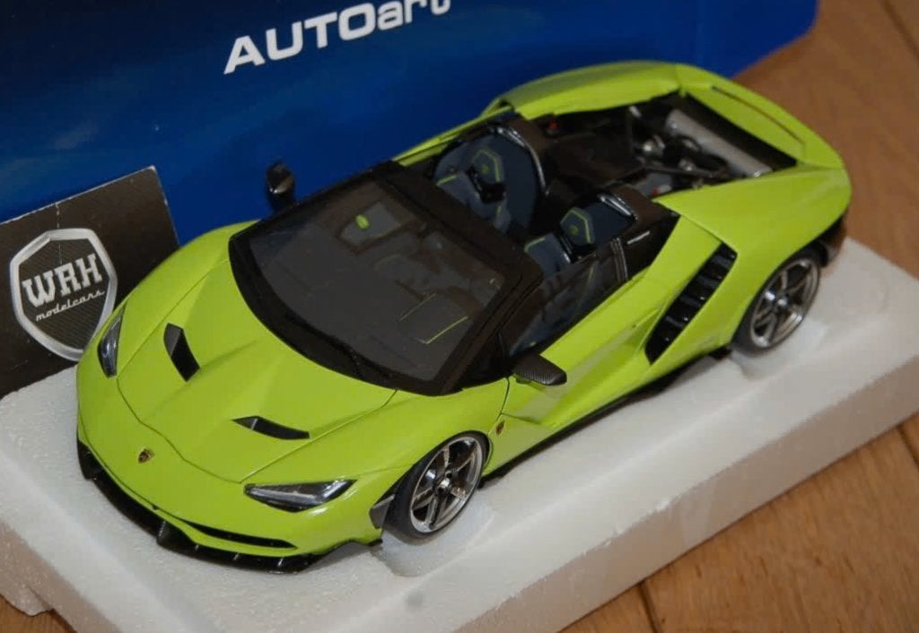 1:18 LAMBORGHINI CENTENARIO ROADSTER verde 79118 Autoart WRH, Verzenden, Zo goed als nieuw, Auto, Autoart