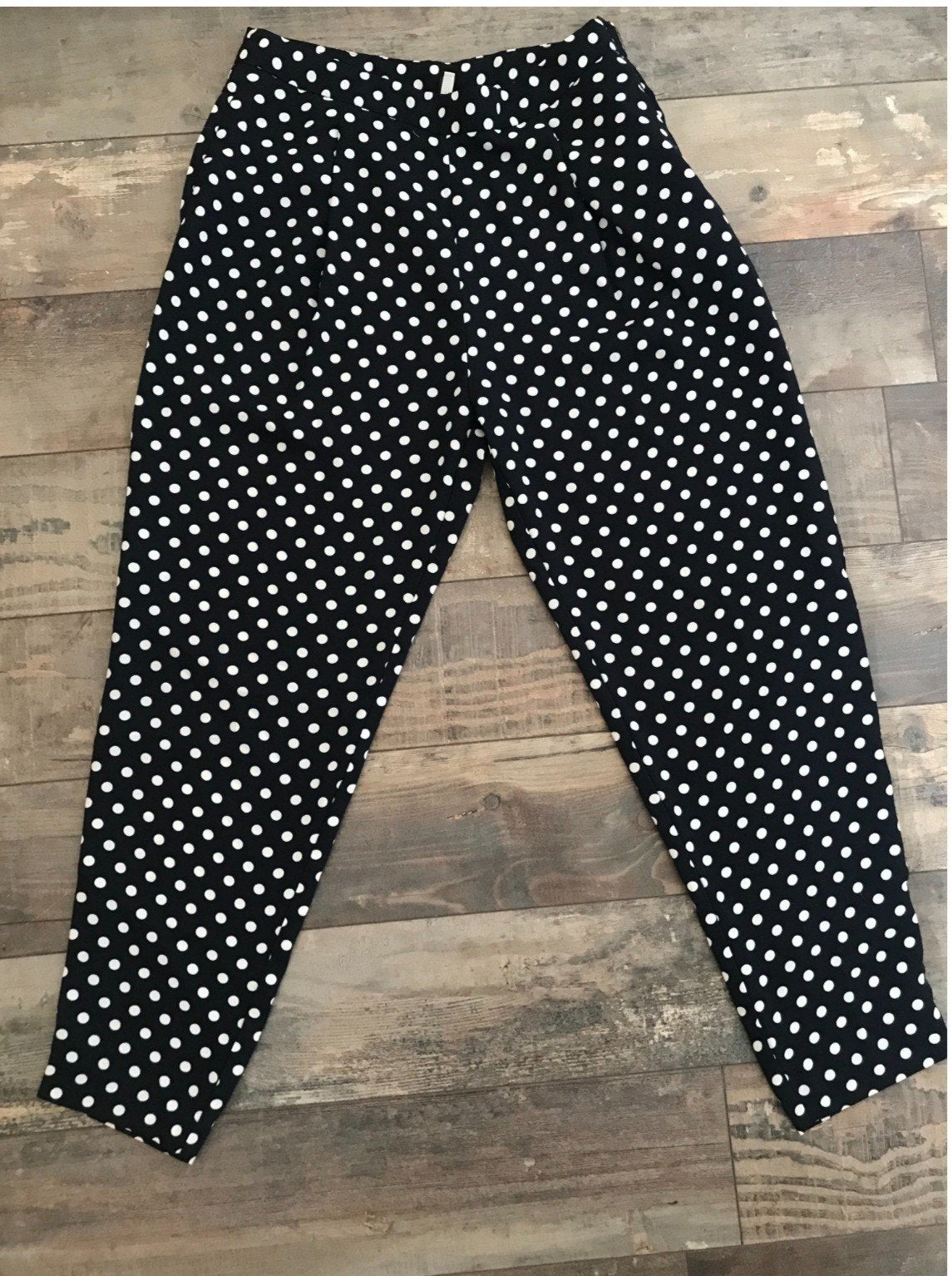 Blauw-Wit Gestippelde Broek van Stradivarius, Blauw, Ophalen of Verzenden, Zo goed als nieuw, Maat 36 (S)