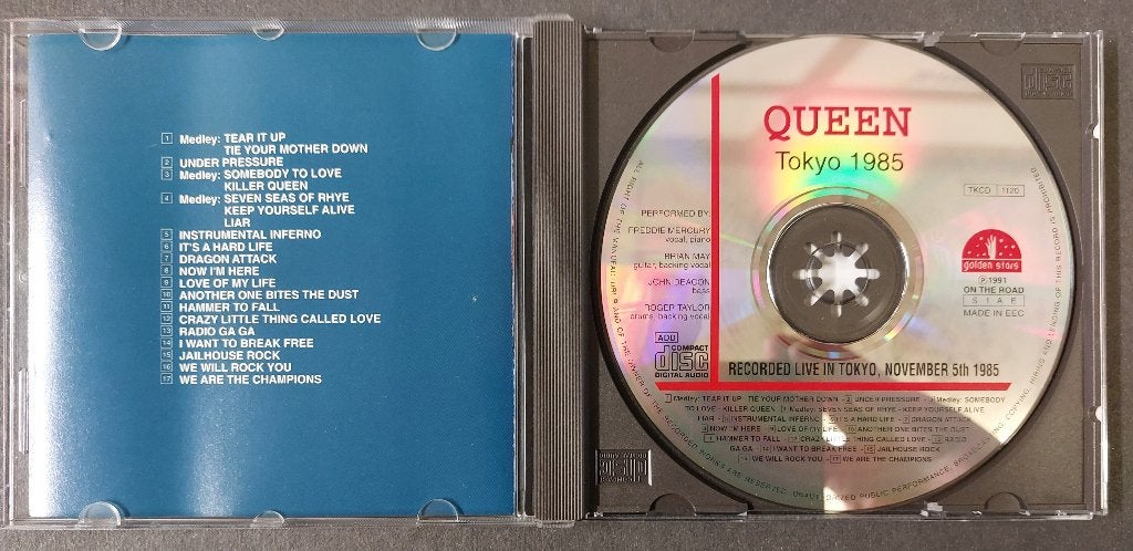Queen Freddie Mercury Tokyo 1985 Live CD Italie, Verzenden, Gebruikt, Pop