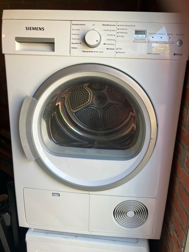 Siemens iQ 500 condensdroger (7kg), Ophalen, 6 tot 8 kg, Gebruikt, Minder dan 85 cm