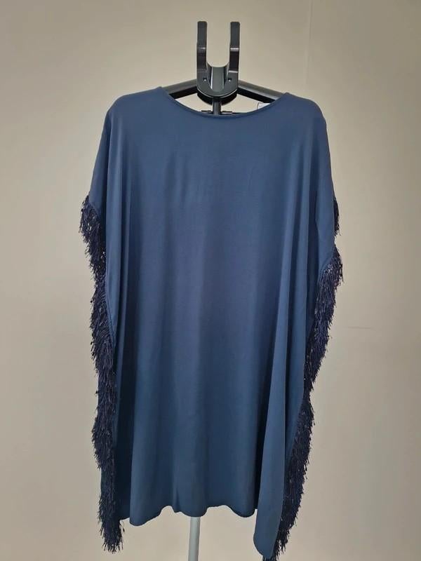 Stroke by Berry Tielens poncho jurk blauw maat 1, Maat 38/40 (M), Blauw, Ophalen of Verzenden, Zo goed als nieuw