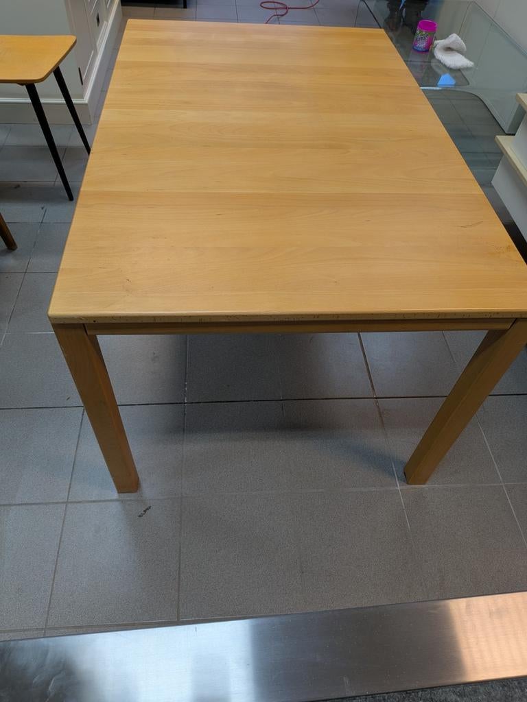 Haslev Uitschuifbare Eettafel | Deens Design | Beukenhout, Huis en Inrichting, Tafels | Eettafels, Ophalen, Info@haslev.com, Zo goed als nieuw