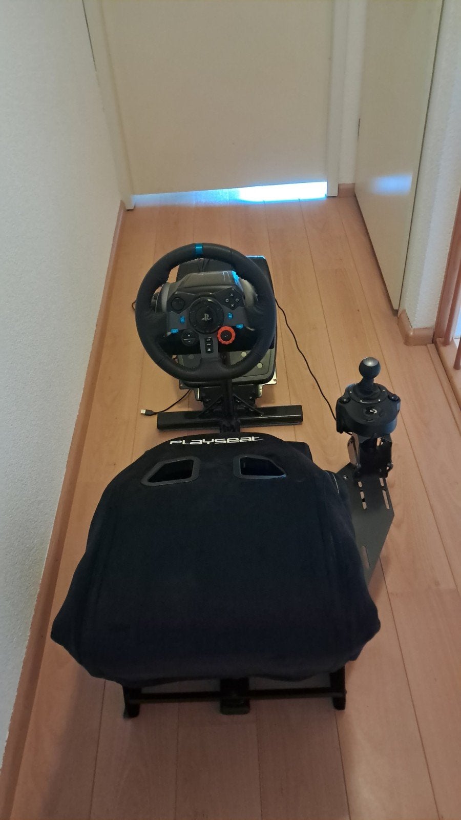Playseat met Logitech G29 racestuur en shifter, Ophalen of Verzenden, Overige merken, Gebruikt