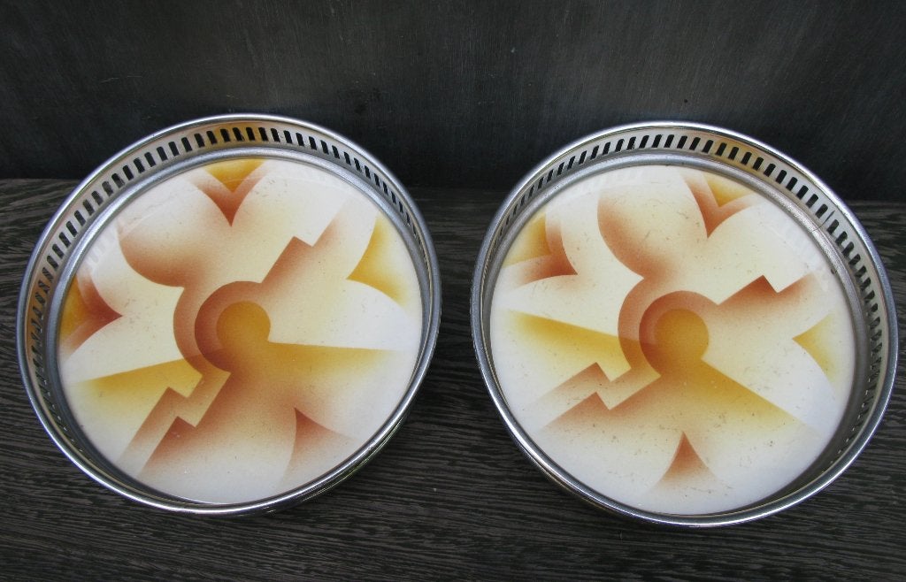 BAUHAUS COASTERS PAETSCH SJABLOON TECHNIEK ANTIEK, Antiek en Kunst, Ophalen of Verzenden