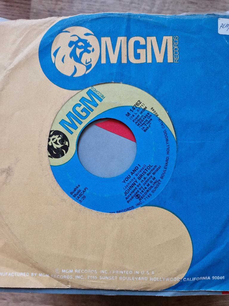 Johnny Bristol – You And I 7", Ophalen of Verzenden, Gebruikt, Pop