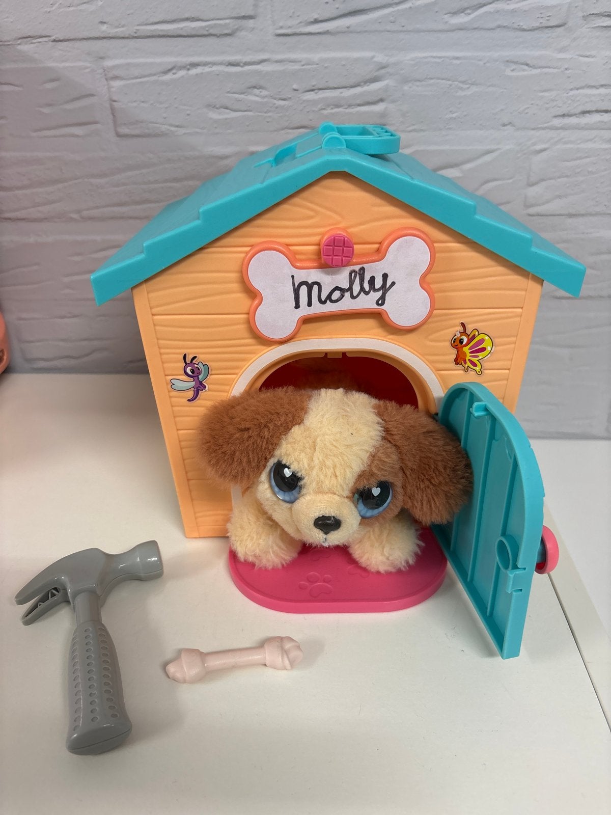Molly's Hondenhok Speelset met Puppy, Ophalen of Verzenden, Gebruikt, Overige typen