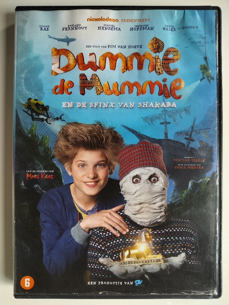 Dummie de Mummie en de Sfinx van Shakaba (2015), Cd's en Dvd's, Dvd's | Kinderen en Jeugd, Zo goed als nieuw, Film, Avontuur, Vanaf 6 jaar
